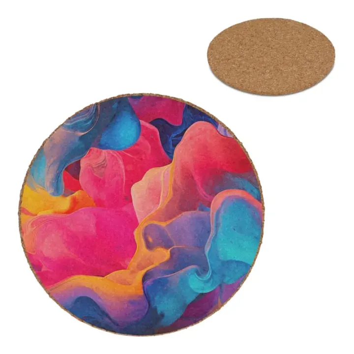 Round cork coaster - LT93084 (gadzety reklamowe)